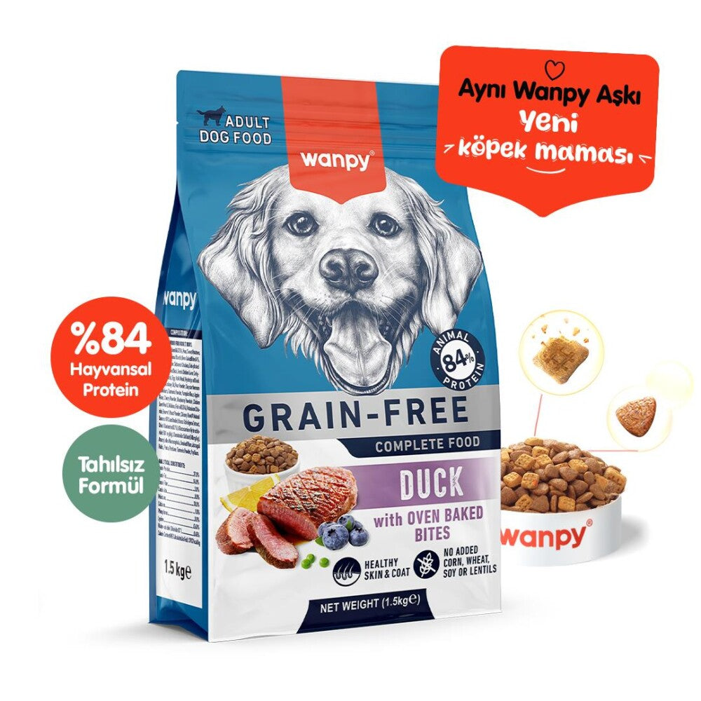 Wanpy Ördekli Tahılsız Yetişkin Köpek Maması 1.5 KG | SRC: Barcode: 6927749823063